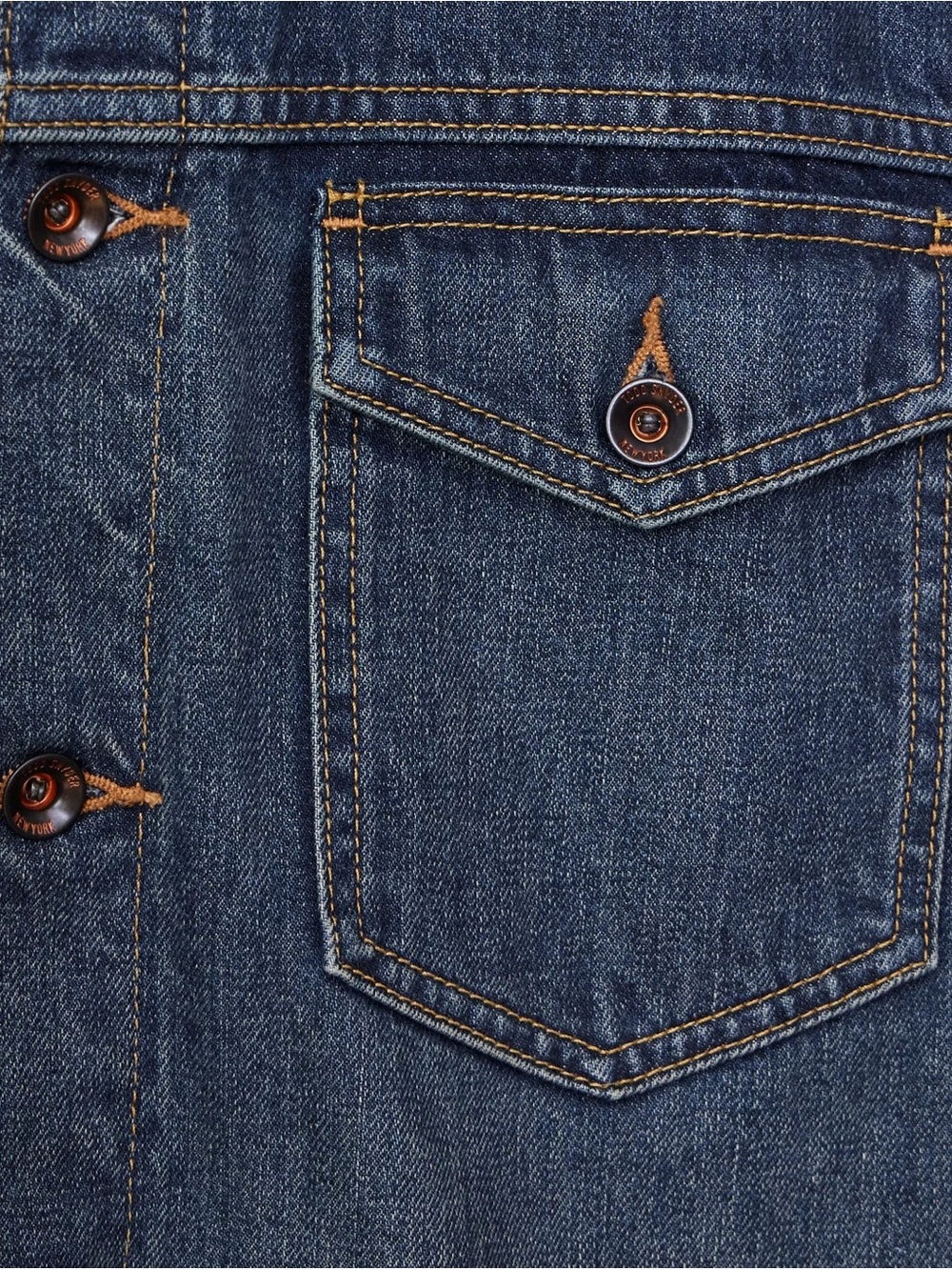 Selvedge Denim Jacket in Medium Wash
XS - Picture 3 of 5